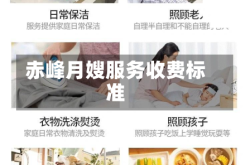 赤峰月嫂服务收费标准