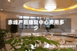 赤峰产后康复中心费用多少