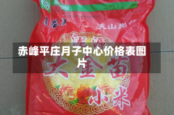 赤峰平庄月子中心价格表图片
