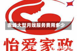 赤峰大型月嫂服务费用多少