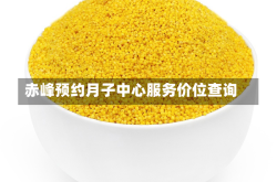 赤峰预约月子中心服务价位查询