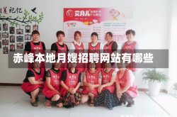 赤峰本地月嫂招聘网站有哪些