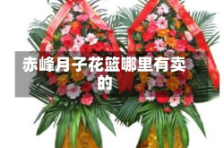 赤峰月子花篮哪里有卖的