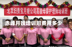 赤峰月嫂培训班费用多少