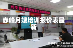 赤峰月嫂培训报价表最新