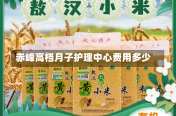 赤峰高档月子护理中心费用多少