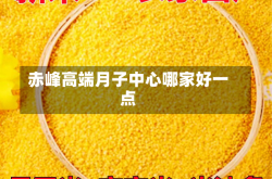 赤峰高端月子中心哪家好一点