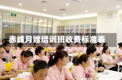 赤峰月嫂培训班收费标准表