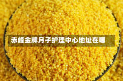 赤峰金牌月子护理中心地址在哪