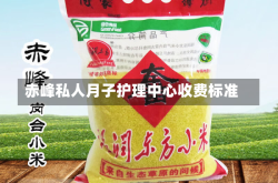 赤峰私人月子护理中心收费标准
