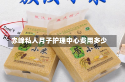 赤峰私人月子护理中心费用多少