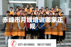 赤峰市月嫂培训哪家正规