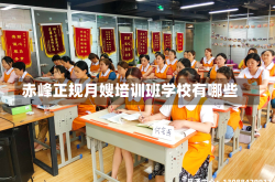 赤峰正规月嫂培训班学校有哪些