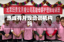 赤峰有月嫂培训机构吗