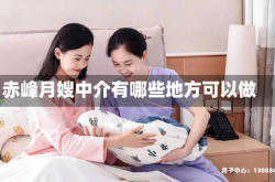 赤峰月嫂中介有哪些地方可以做
