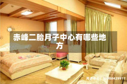 赤峰二胎月子中心有哪些地方