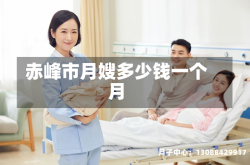 赤峰市月嫂多少钱一个月