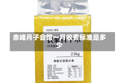 赤峰月子会馆一月收费标准是多少