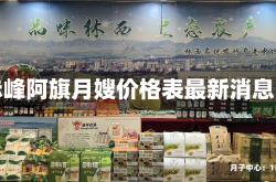 赤峰阿旗月嫂价格表最新消息