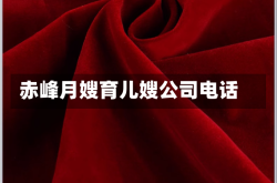赤峰月嫂育儿嫂公司电话