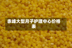 赤峰大型月子护理中心价格表