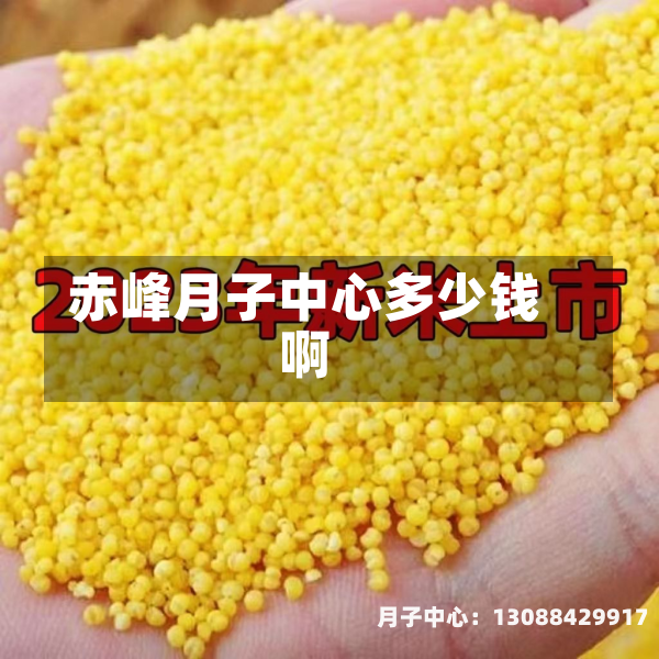 赤峰月子中心多少钱啊
