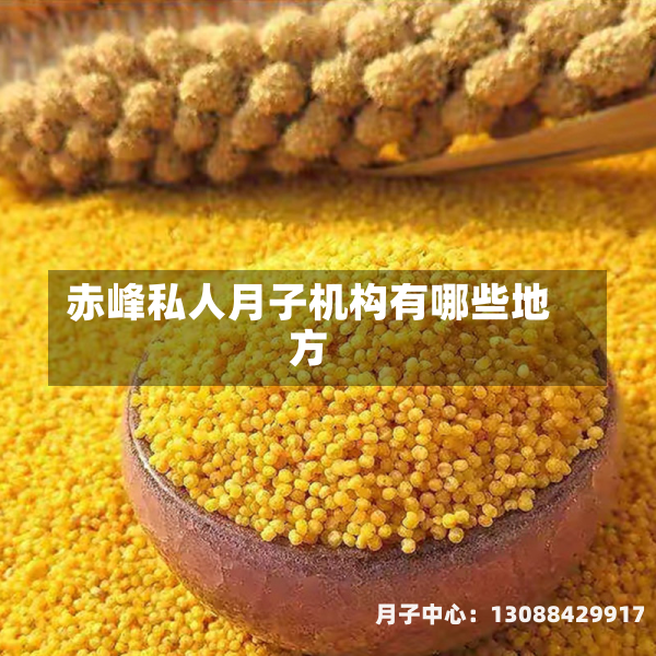 赤峰私人月子机构有哪些地方