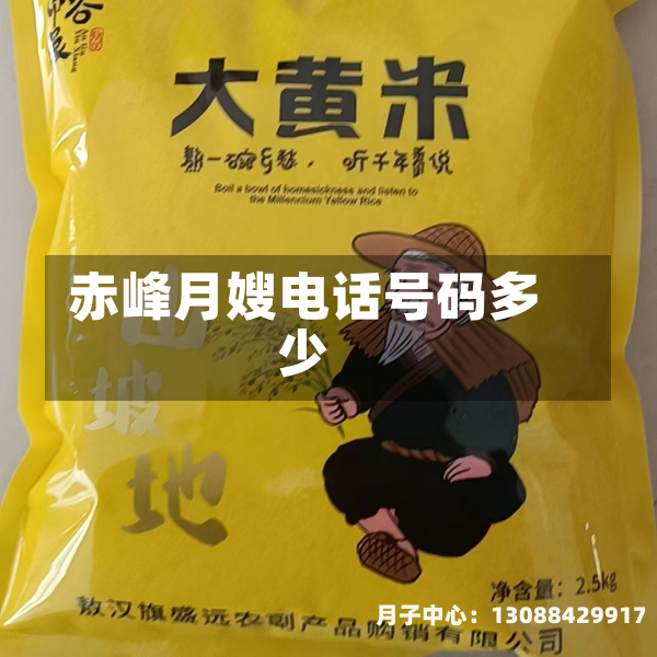 赤峰月嫂电话号码多少