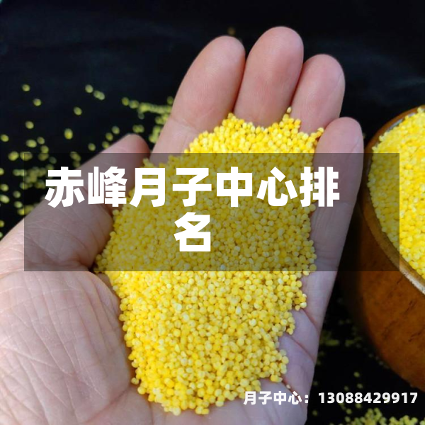 赤峰月子中心排名