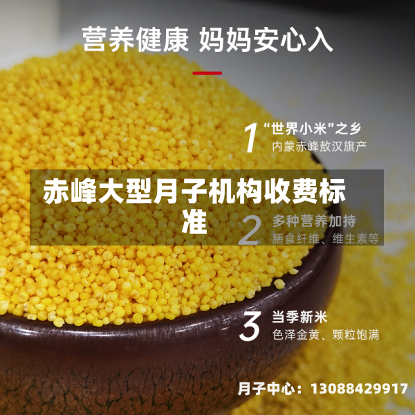 赤峰大型月子机构收费标准