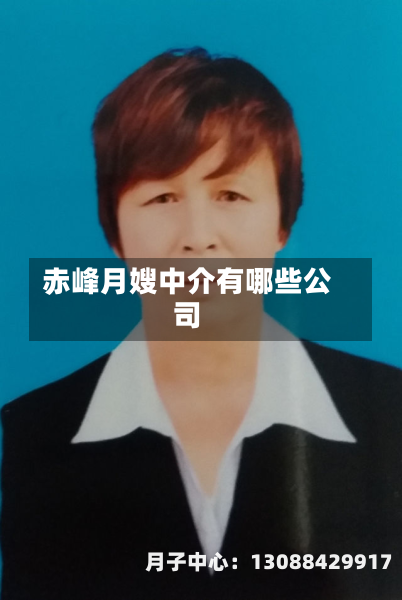 赤峰月嫂中介有哪些公司