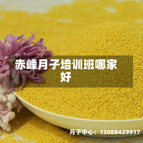 赤峰月子培训班哪家好