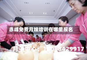 赤峰免费月嫂培训在哪里报名