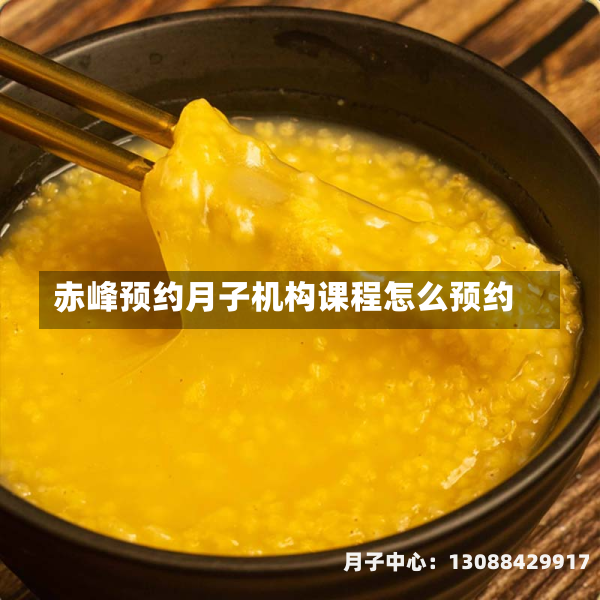 赤峰预约月子机构课程怎么预约