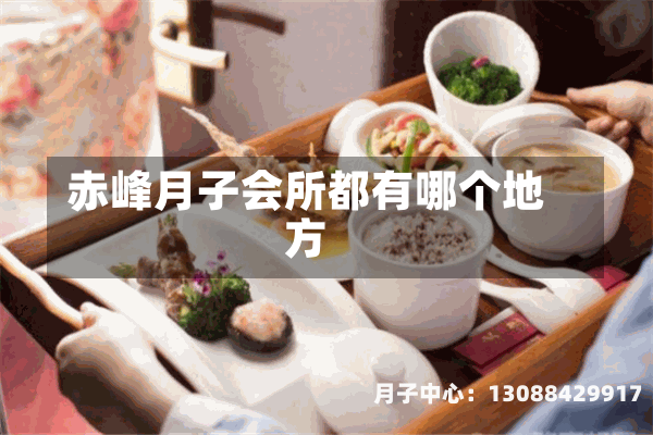 赤峰月子会所都有哪个地方