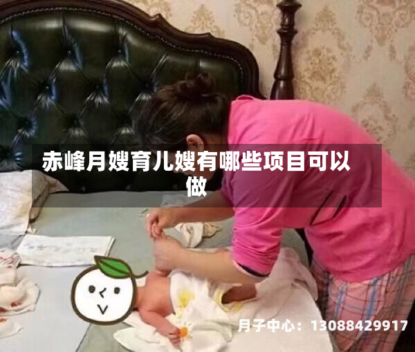 赤峰月嫂育儿嫂有哪些项目可以做