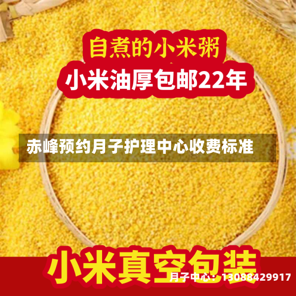赤峰预约月子护理中心收费标准