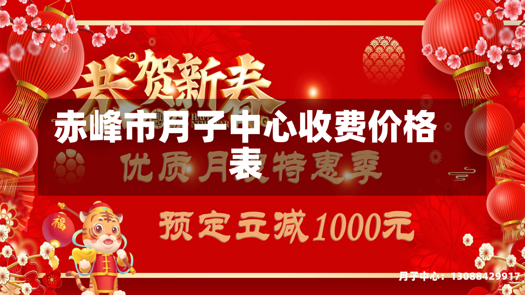 赤峰市月子中心收费价格表