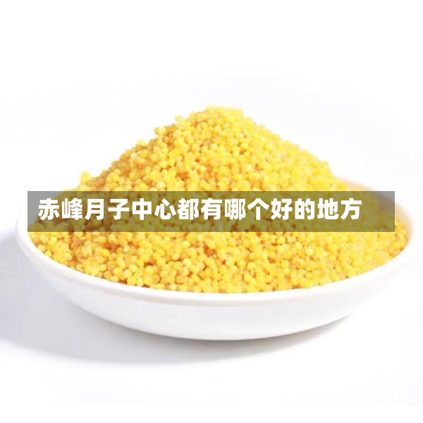 赤峰月子中心都有哪个好的地方