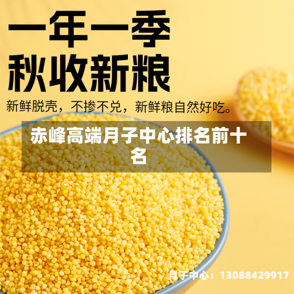 赤峰高端月子中心排名前十名