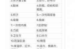 待产包洗护包该准备什么