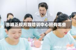 赤峰正规月嫂培训中心班有哪些