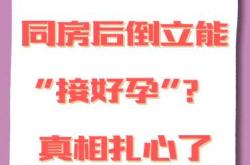 备孕同房后老公立马出来