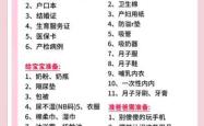 蒙自待产包怎么准备