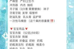 和平待产包都该准备啥