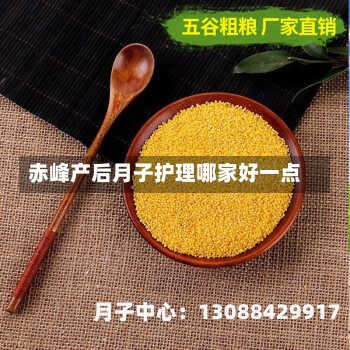 赤峰产后月子护理哪家好一点