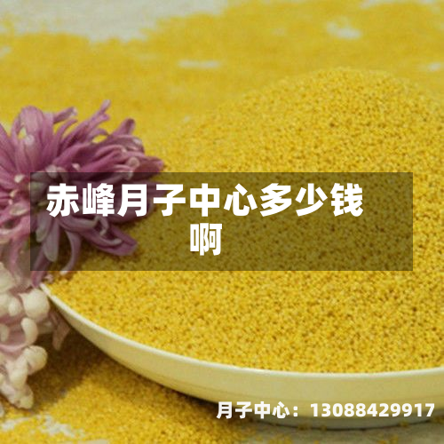 赤峰月子中心多少钱啊