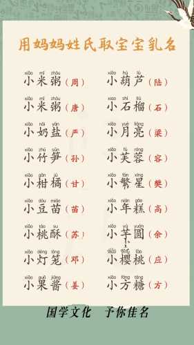 婴儿乳名应该怎么起-第1张图片