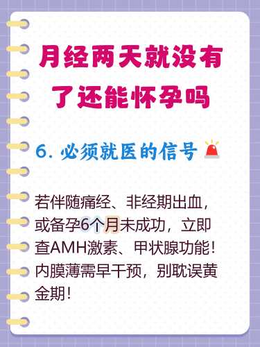 备孕月经特别少能否怀孕-第1张图片