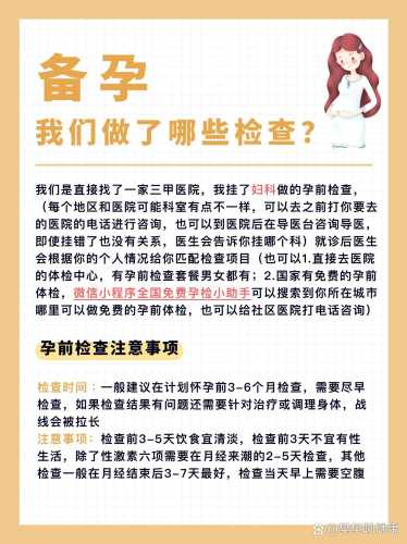 备孕检查哪些部位-第1张图片